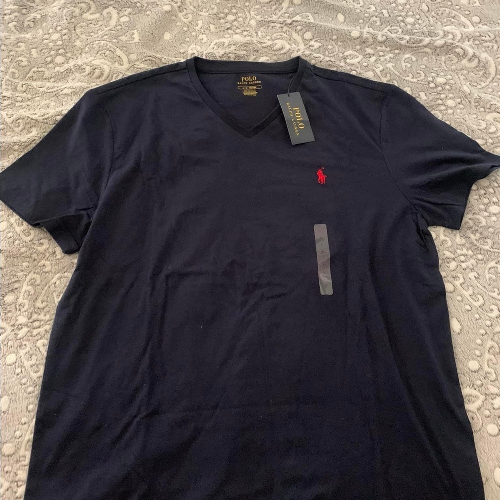 Polo by Ralph Lauren Men's Navy T-Shirt